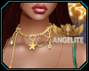 [ang]Gold Star Necklace