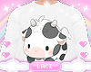 ✧.° Kids Cow Sweater