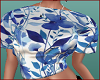 Blue Floral Shirt