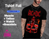 L- Tshirt Muscled ACDC