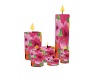 hawian flower candle