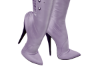 Lilac trendy boots