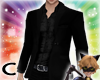 (C) Black Suit Top
