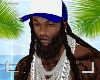 Dred Cap Blu White