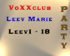 VoXXclub - Leev Marie