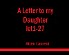 letter to my daughter