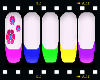 dainty hands , rainbow
