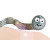 Cute silver worm 