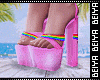 梅 pride pink heels