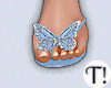 T! Blue Butterfly Heels