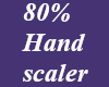 *M* 80% Hand scaler