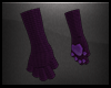 Drk Purple Paw Gloves