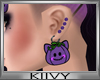 K| Earrings Pumpkin P