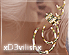 ✘Gold Hoops Set
