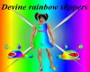 Devine* Rainbow Slippers