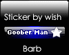 Vip Sticker Goober Man