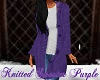 Knitted Sweater Purple