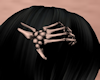 Skeleton Hand Hair Clip