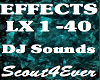 DJ Sound Effects LX 1-40