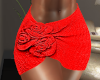 Crochet Red Skirt
