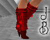 JB Red Winter Boots