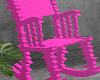 金 Glitch Chair Pink