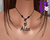 Alan Black F necklace