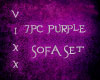 *Vixx*7PC PurpleSofa Set
