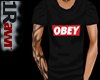 [1R] OBEY Black Tshirt