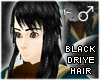 !T Black Driye hair [M]