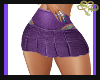 Purple Denim Duo Skirt