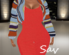 Step It Up Suit-Red/Stri