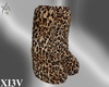 XV | Leopard Fur Boots