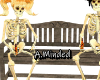 Skeleton Bench Halloween