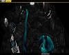 Black and Teal Cave