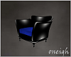Black & Blue Chair