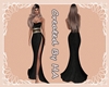 [HA]Black Long Dress