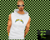 chargers white tank hood