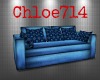 Modern Blue Couch