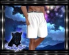 QSJ-Shorts White Black M