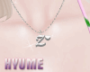 H' Letter Z Necklace