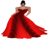 (J) Red Gown