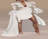 white lace gown