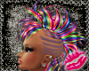 B* Rainbow Mohawk Hair