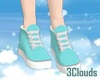 Kawaii Blue Shoes
