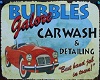 Bubbles Car Wash Sign