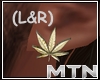 M1 Gold Leaf Earrings|LR