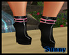 *SW*Black-Pink Boots
