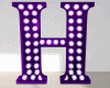 Anim Purple Letter H