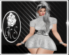 [KS] Silver White Dress